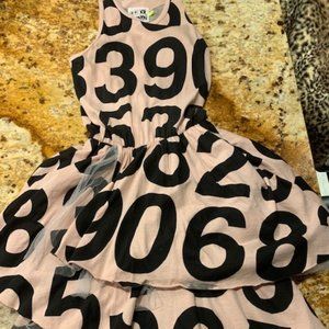 nununu Number Tiered Tulle Dress